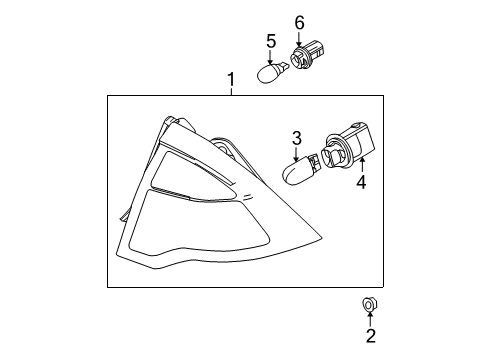 2012 Ford Fusion Bulbs Diagram 9 - Thumbnail