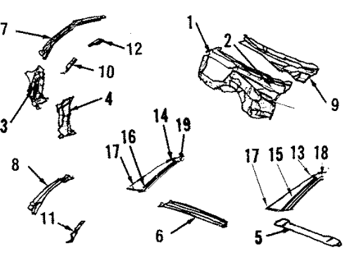 2022 Ford F-350 Super Duty P/S Pump & Hoses, Steering Gear & Linkage Diagram 1 - Thumbnail