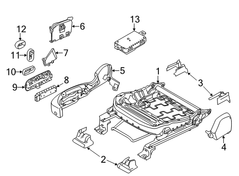 2014 Ford Police Interceptor Sedan Tracks & Components Diagram 3 - Thumbnail