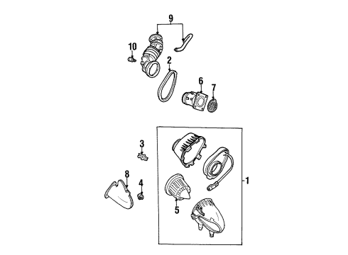 1995 Ford Mustang Module - Engine Control - EEC Iv Diagram for F4VY-12A650-CA