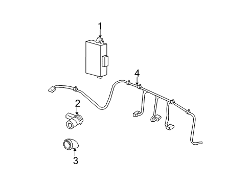 2001 Ford F-250 Super Duty Electrical Components Diagram