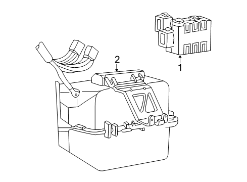 2005 Ford Crown Victoria Electrical Components Diagram