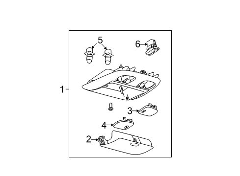 2012 Ford Fusion Overhead Console Diagram