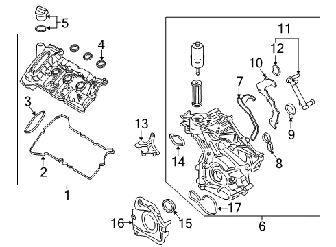 2023 Lincoln Nautilus Valve & Timing Covers Diagram 2 - Thumbnail