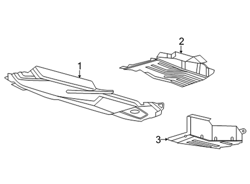 2022 Ford Maverick SHIELD - FUEL TANK Diagram for NZ6Z-9A039-A