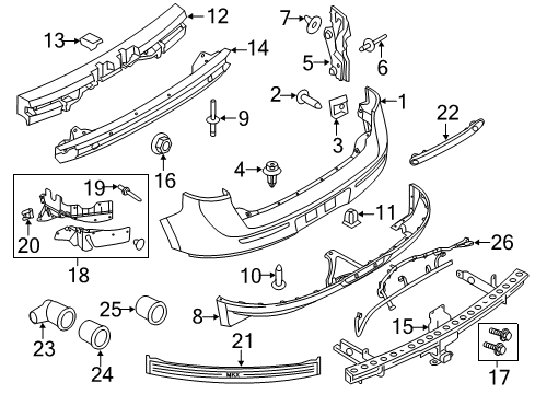 2014 Lincoln MKX Cover Diagram for BA1Z-17K835-BPTM