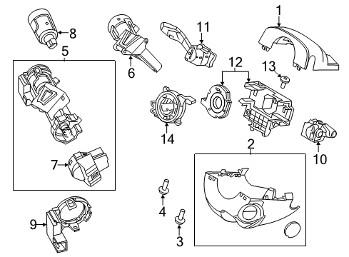 2018 Ford C-Max Switches Diagram 3 - Thumbnail