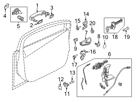 2018 Ford Focus Front Door Diagram 7 - Thumbnail