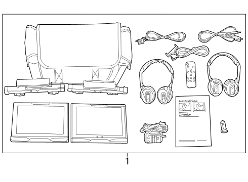 2023 Ford F-150 Lightning Entertainment System Components Diagram