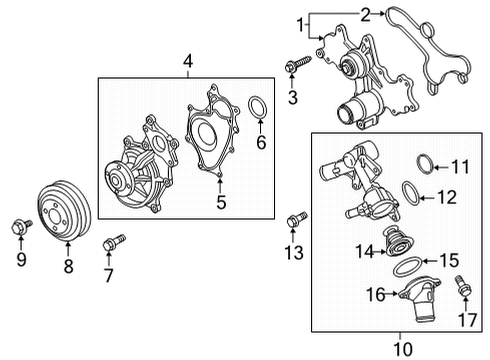 2022 Ford F-150 Water Pump Diagram 5 - Thumbnail