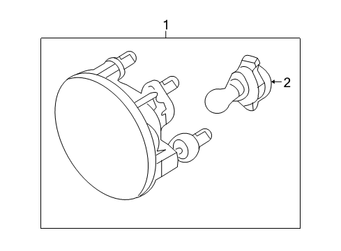 2014 Ford Mustang Bulbs Diagram 3 - Thumbnail