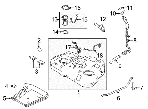 2015 Lincoln MKS Senders Diagram 4 - Thumbnail