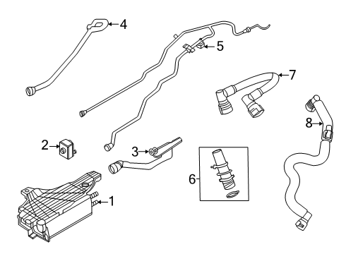 2023 Ford Explorer Emission Components Diagram 2 - Thumbnail