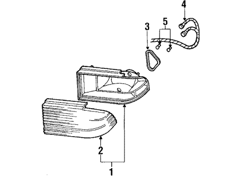 1984 Ford Tempo Tail Lamps Diagram