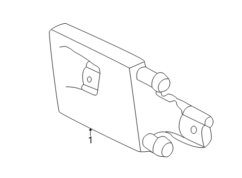 2003 Ford F-350 Super Duty Power Steering Oil Cooler Diagram 1 - Thumbnail