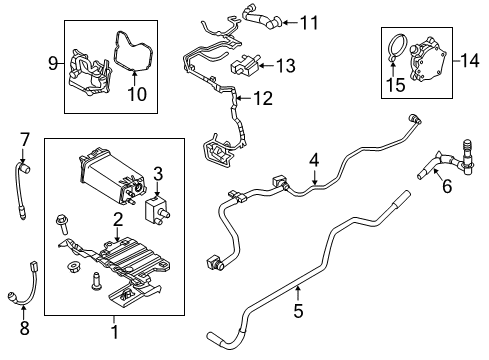 2014 Ford Explorer Emission Components Diagram 1 - Thumbnail