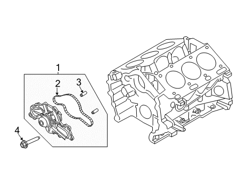 2015 Lincoln MKZ Water Pump Diagram 3 - Thumbnail