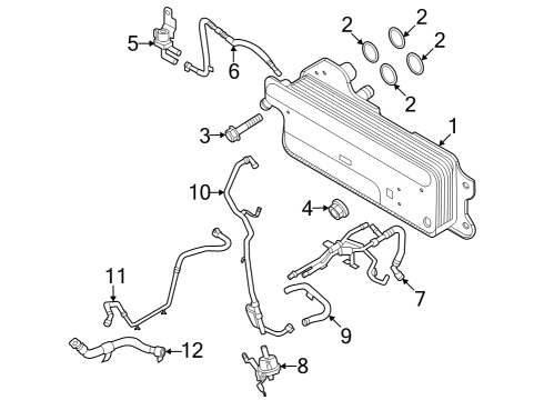 2020 Ford Explorer HOSE - HEATER WATER Diagram for L1MZ-18472-C