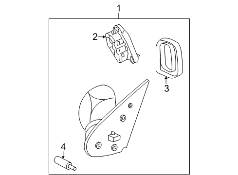 2002 Ford Explorer Outside Mirrors Diagram