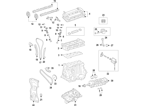 2020 Ford Transit Connect Engine Parts & Mounts, Timing, Lubrication System Diagram 4 - Thumbnail