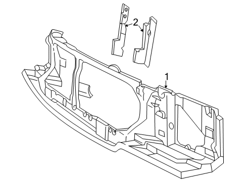 2003 Lincoln Aviator Front Panel Diagram