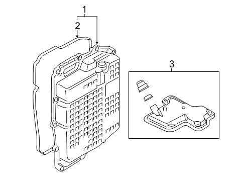 2023 Lincoln Nautilus Transaxle Parts Diagram