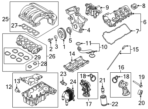 2019 Ford Police Interceptor Sedan Intake Manifold Diagram