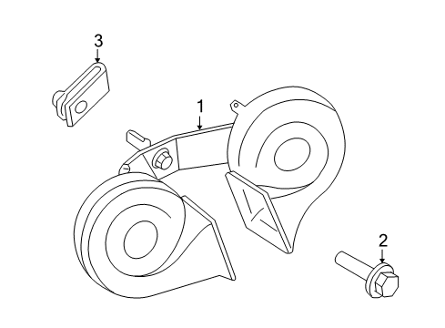 2011 Lincoln MKS Horn Diagram