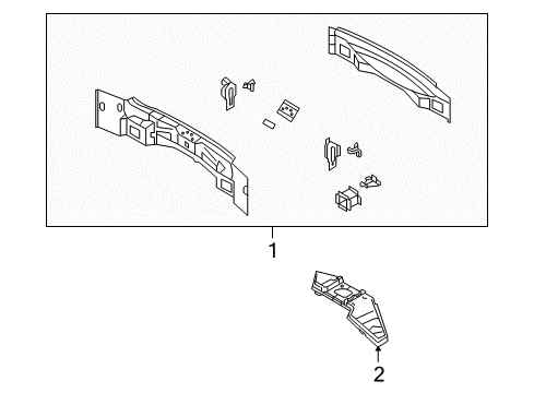 2010 Lincoln MKX Rear Body Diagram