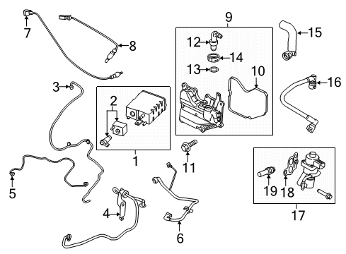 2023 Ford Transit Connect Emission Components Diagram