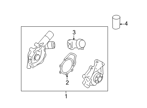 2006 Lincoln Zephyr Water Pump Diagram