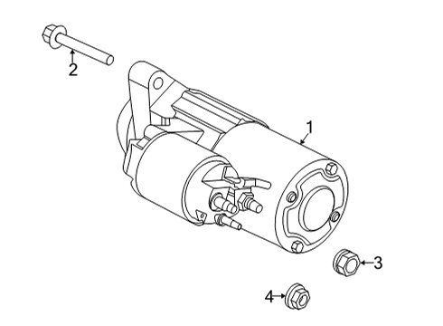 2021 Ford Transit-150 Starter Diagram 1 - Thumbnail