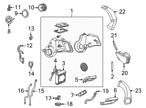 2007 Ford Freestar Resistor Assembly Diagram for 3F2Z-18591-BA