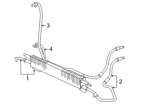 2005 Ford Freestar Coil - Cooling Diagram for 5F2Z-3F749-B