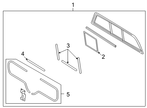 2007 Ford F-150 Back Glass Diagram 3 - Thumbnail