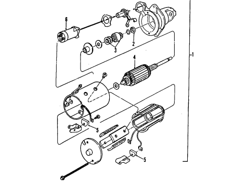 1990 Ford F-250 Starter Diagram 2 - Thumbnail