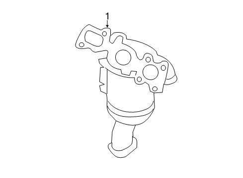 2018 Lincoln MKZ Exhaust Manifold Diagram 2 - Thumbnail