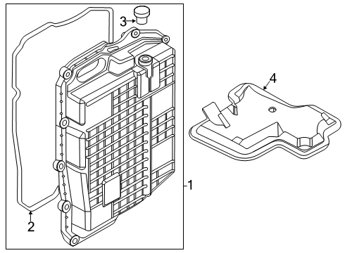 2022 Lincoln Corsair Case & Related Parts Diagram