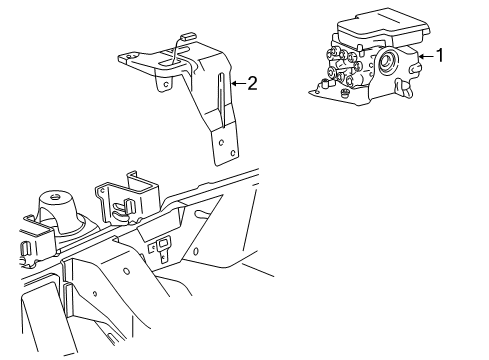 2002 Lincoln Blackwood Anti-Lock Brakes Diagram