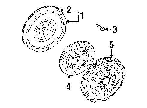 2000 Mercury Cougar Transaxle Parts Diagram 3 - Thumbnail