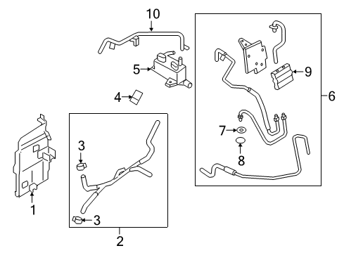 2017 Lincoln Continental Oil Cooler, Transmission Diagram 1 - Thumbnail