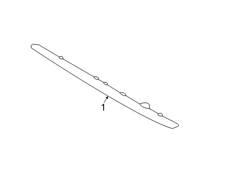 2023 Lincoln Nautilus High Mount Lamps Diagram