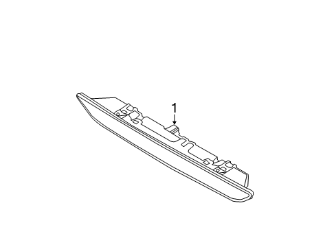 2014 Ford Focus High Mount Lamps Diagram 2 - Thumbnail