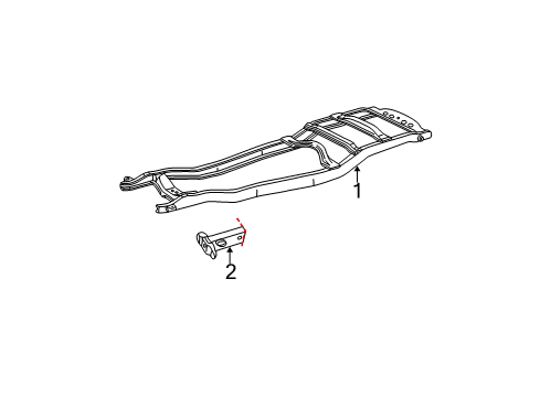 2002 Ford Explorer Frame & Components Diagram