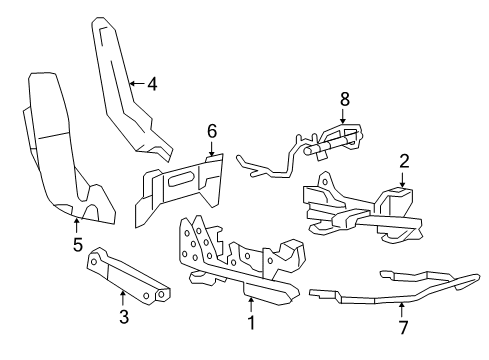 2006 Ford F-150 Tracks & Components Diagram 1 - Thumbnail