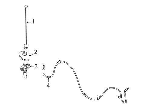 2005 Ford Ranger Antenna & Radio Diagram