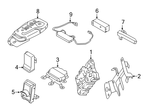 2023 Lincoln Nautilus Controls  Diagram