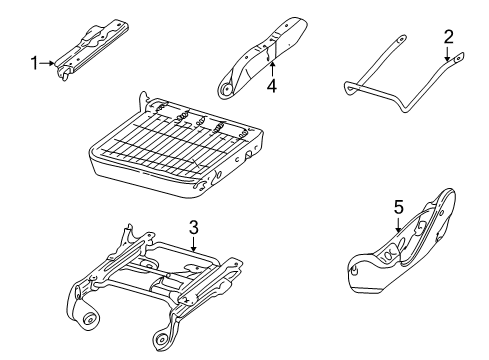 2000 Ford F-250 Super Duty Tracks & Components Diagram