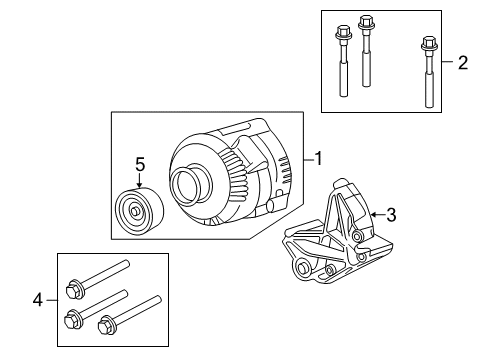 2007 Ford Explorer Sport Trac Alternator Diagram 1 - Thumbnail