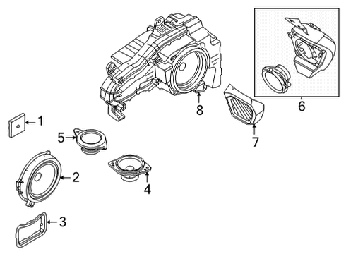 2022 Ford Bronco Sound System Diagram 1 - Thumbnail